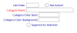 POS Item Display Category screen, right side detail showing editing options